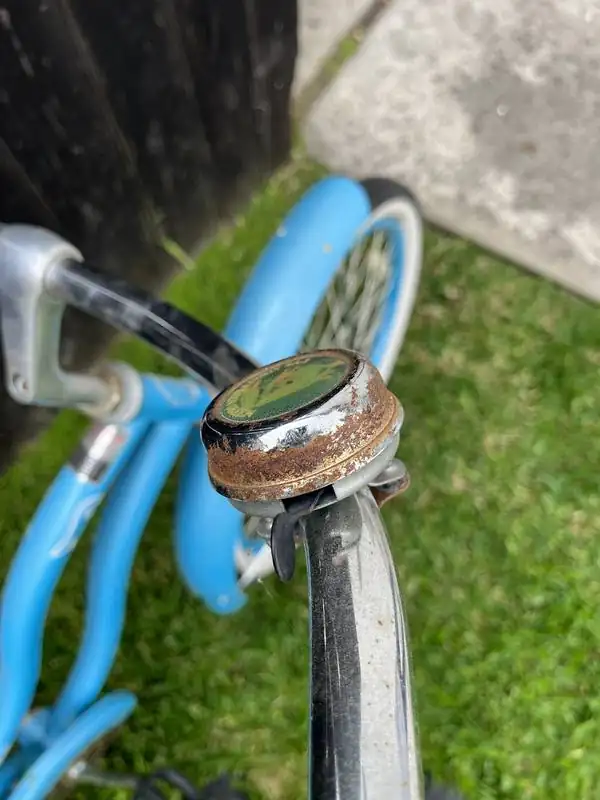 Vintage bike bell detail
